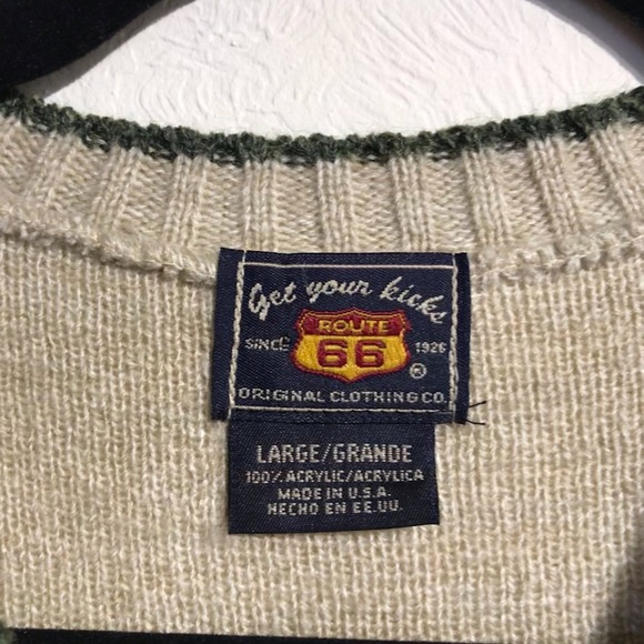 Vintage Route 66 Sweater Vest - Picture 3 of 6